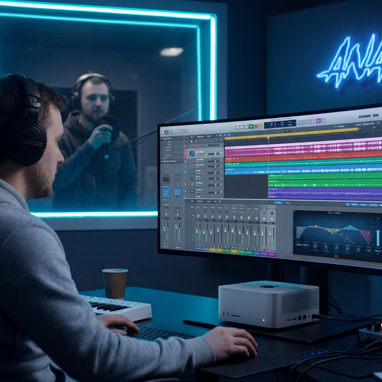 Recording studio equipment